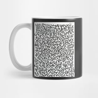 "Code" Texture Mug